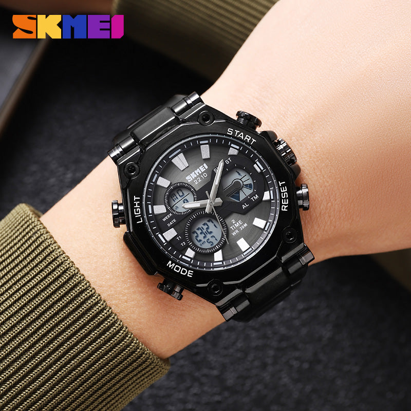 SKMEI Men's Water Resistant Stainless Steel Watch