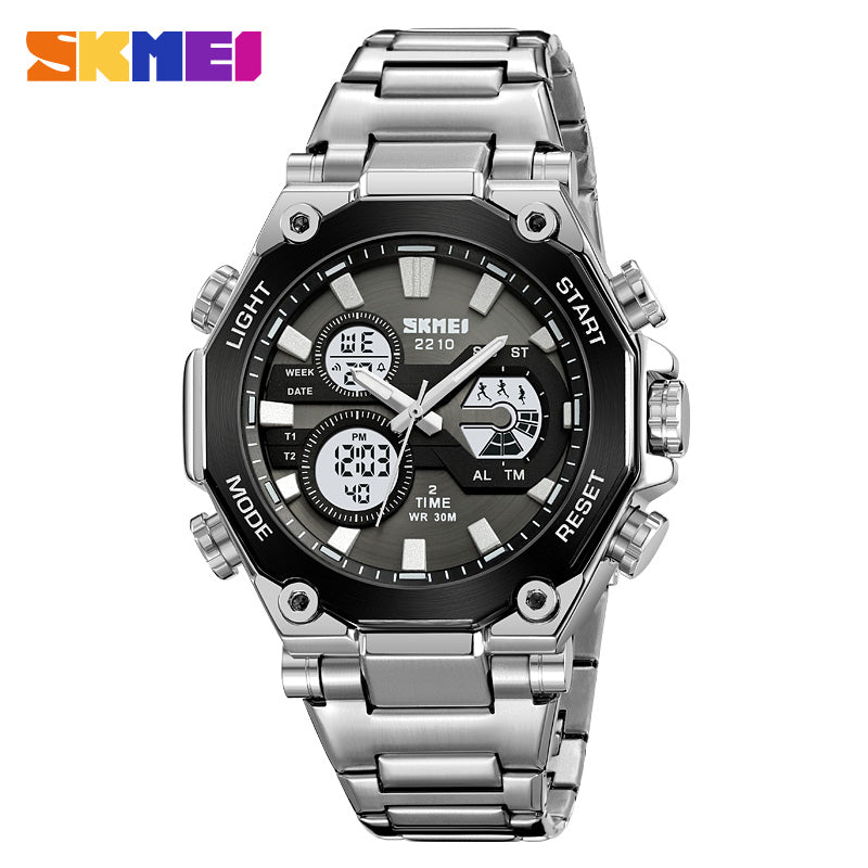 SKMEI Men's Water Resistant Stainless Steel Watch