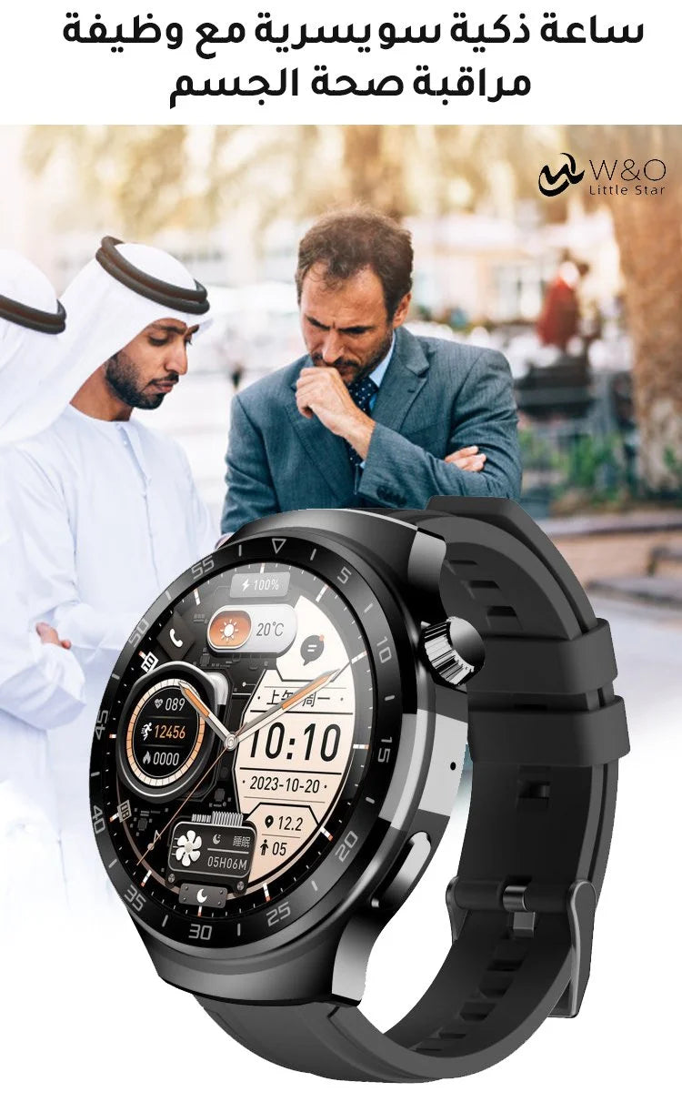 RW-32 Swiss Smart Watch Amoled Display and 3 free straps