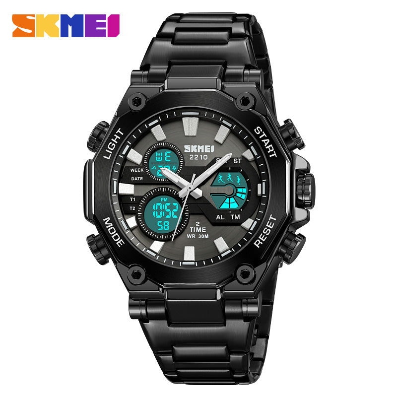 SKMEI Men's Water Resistant Stainless Steel Watch